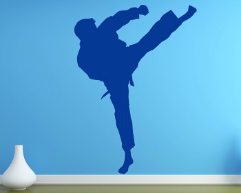Chinese Kung Fu  Silhouette Modern Wall Art Sticker Chinese Kung Fu  Silhouette Modern Wall Art Sticker